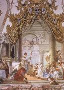 Giovanni Battista Tiepolo The Marriage of the emperor Frederick Barbarosa and Beatrice of Burgundy oil